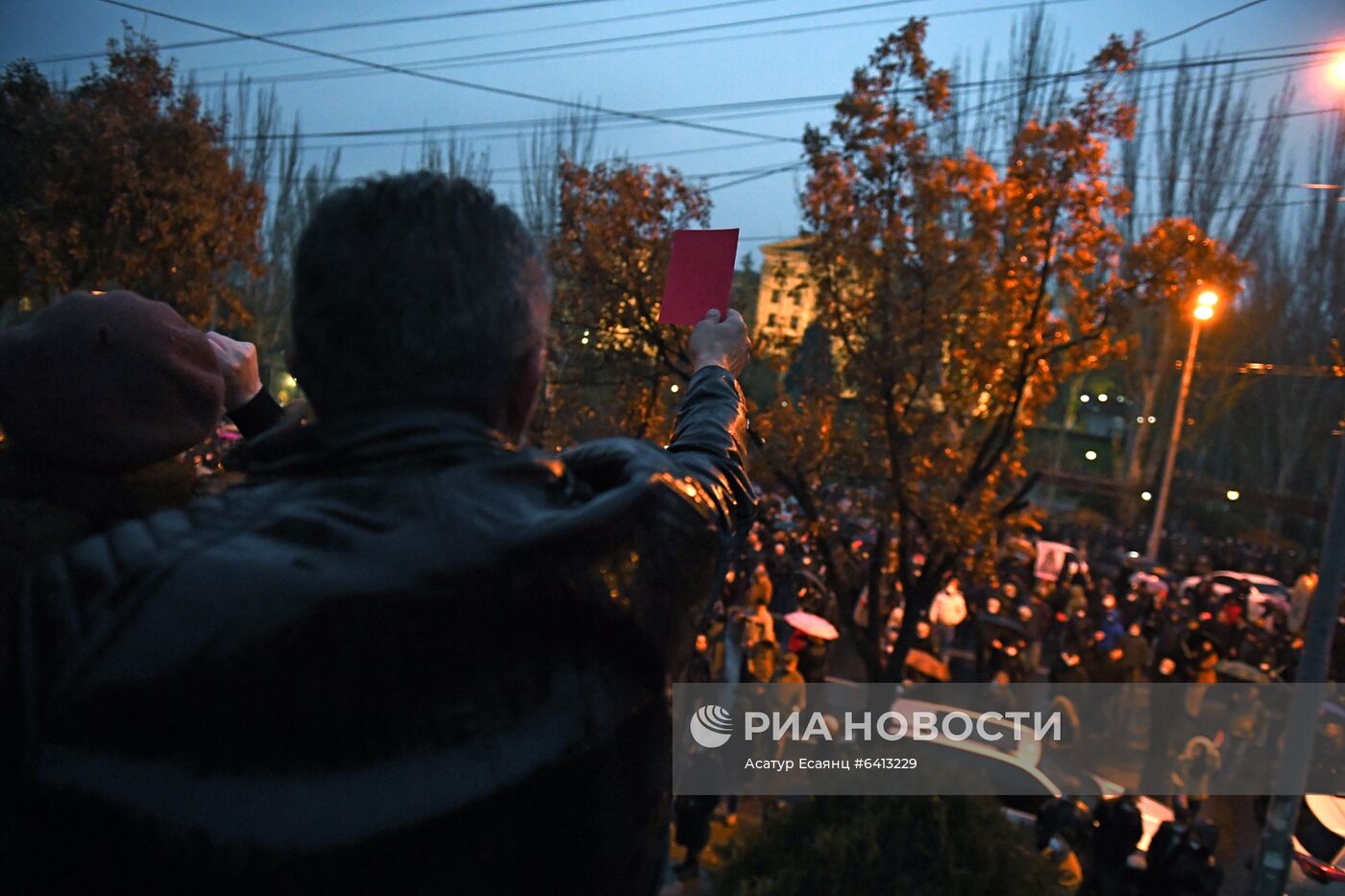 Акция протеста оппозиции в Ереване