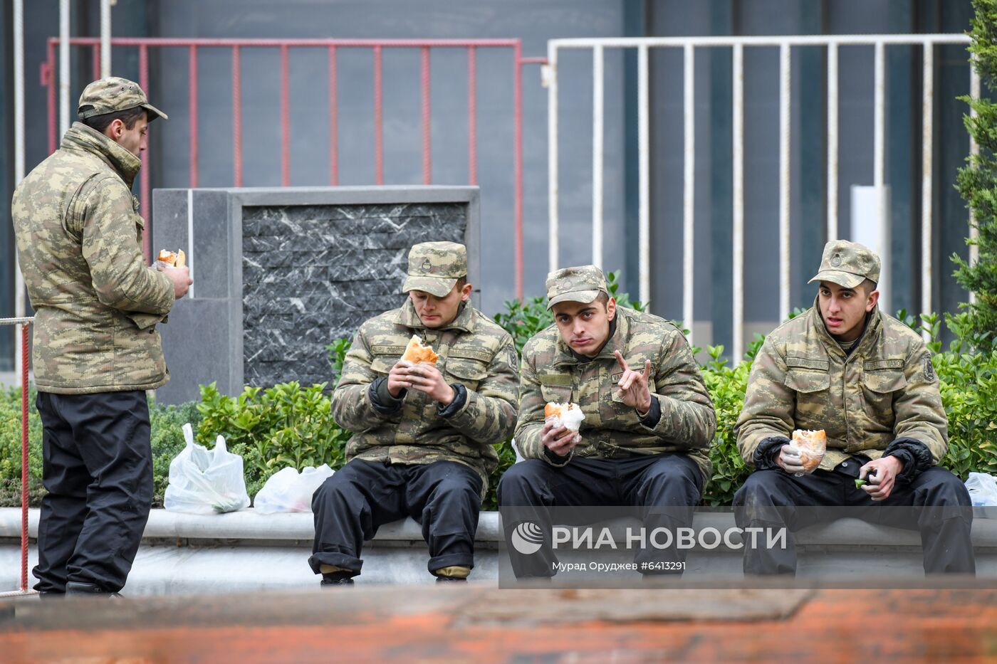 Репетиция военного парада в Баку