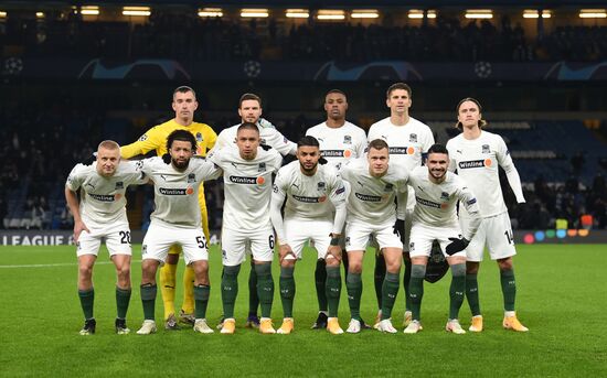 Футбол. Лига чемпионов. Матч "Челси" – "Краснодар"