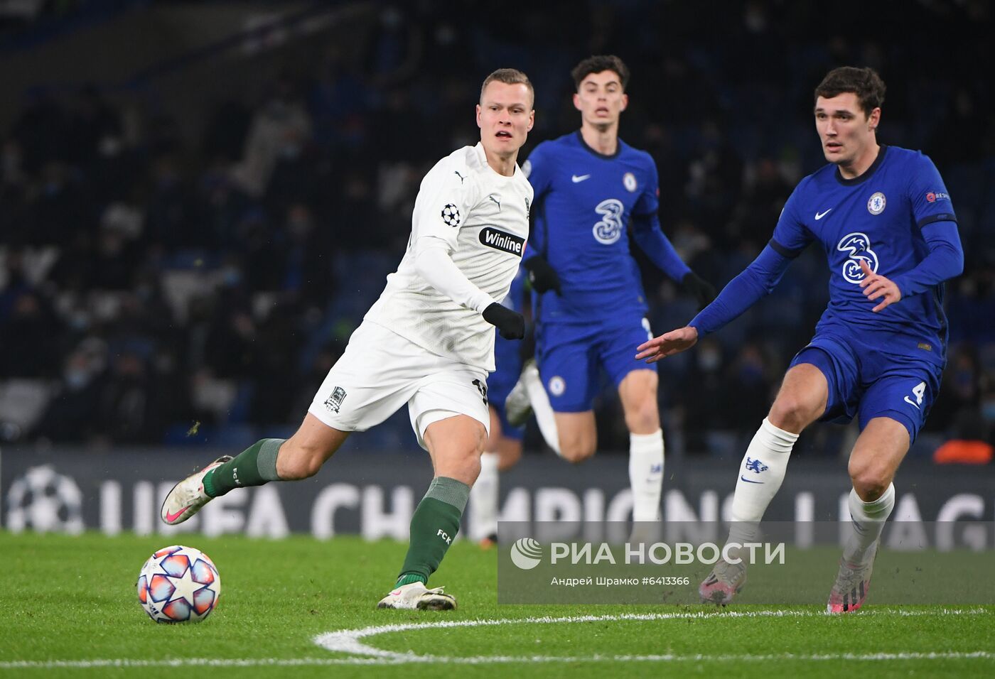 Футбол. Лига чемпионов. Матч "Челси" – "Краснодар"