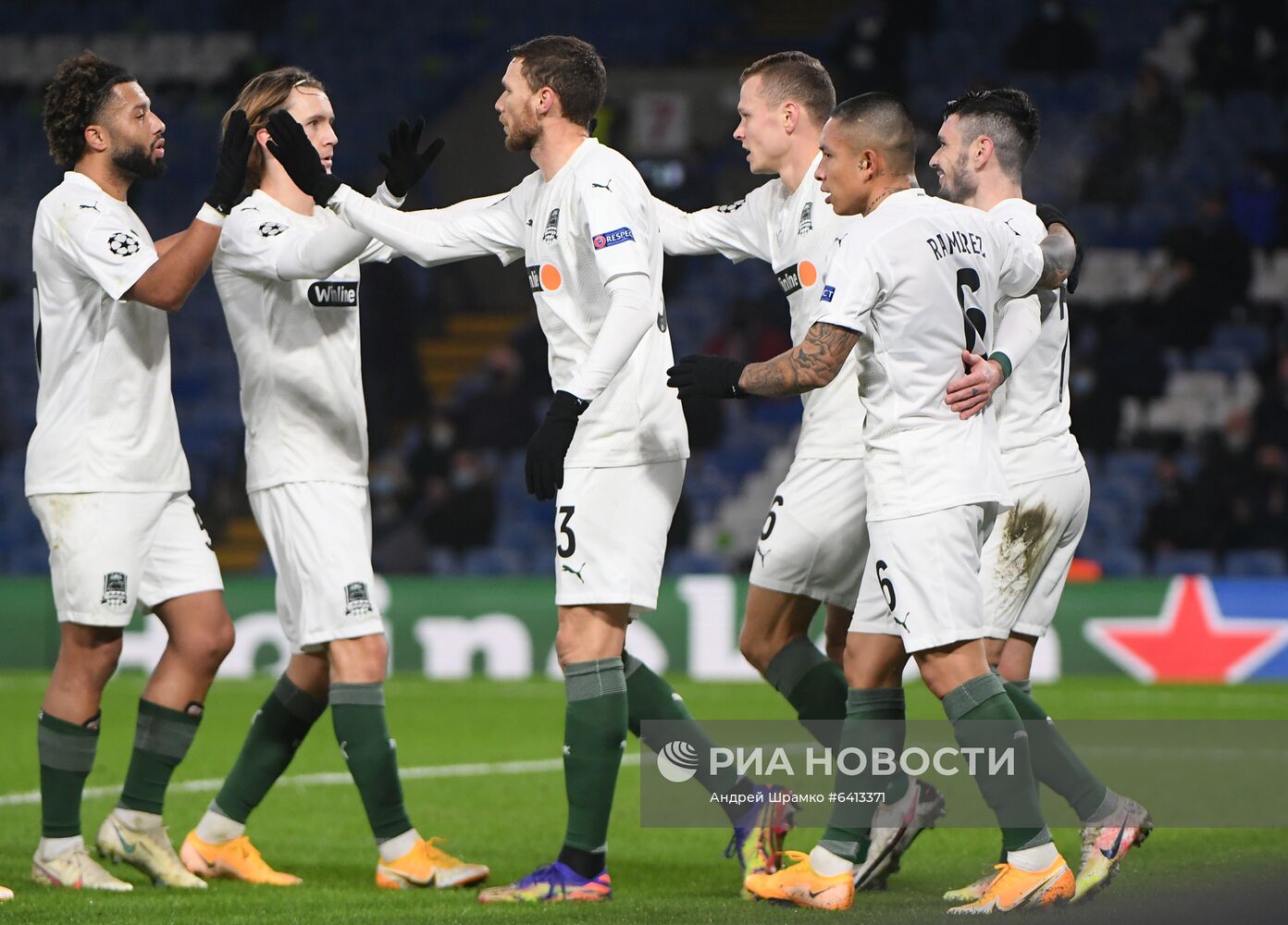 Футбол. Лига чемпионов. Матч "Челси" – "Краснодар"