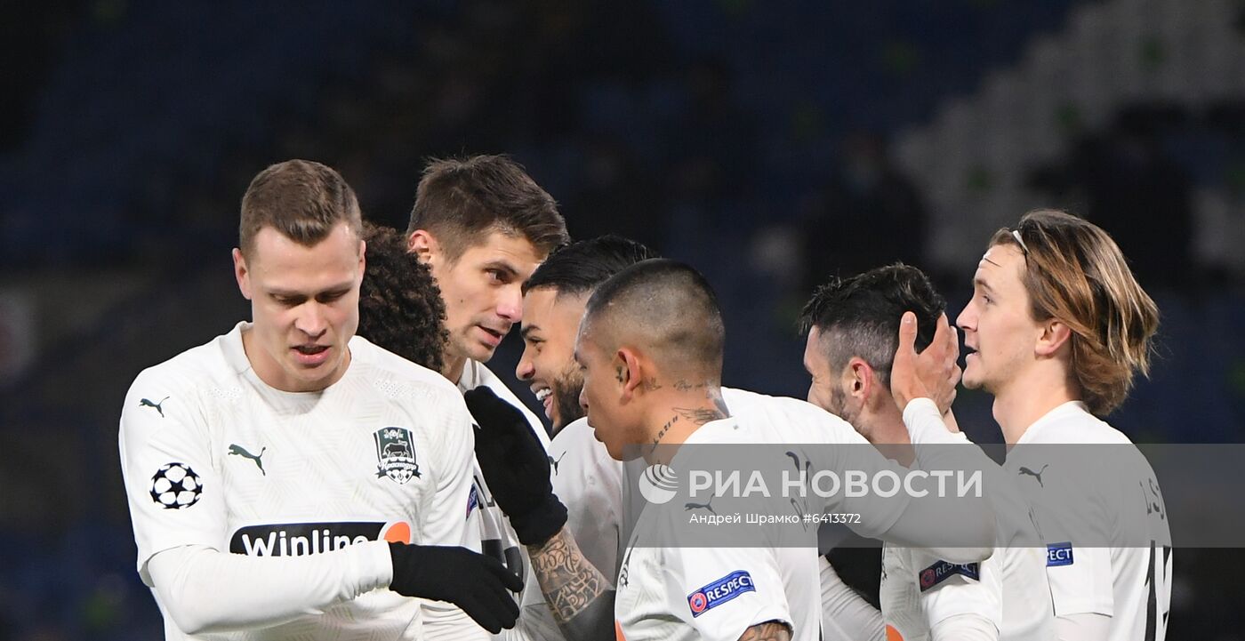 Футбол. Лига чемпионов. Матч "Челси" – "Краснодар"