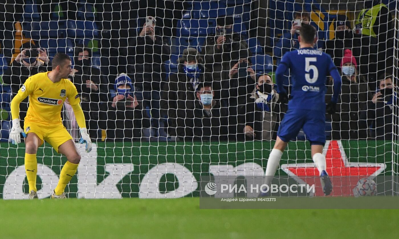 Футбол. Лига чемпионов. Матч "Челси" – "Краснодар"