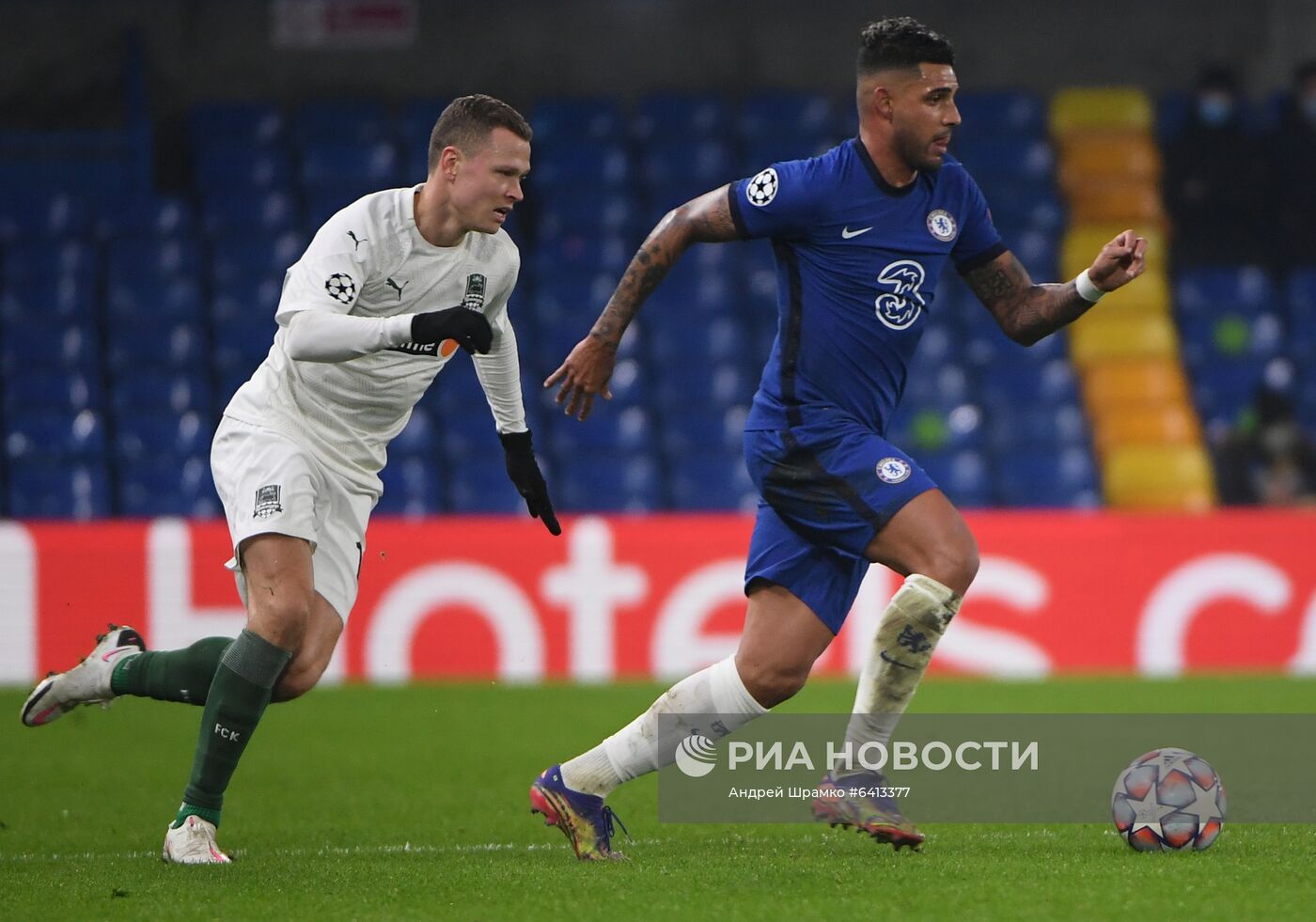 Футбол. Лига чемпионов. Матч "Челси" – "Краснодар"