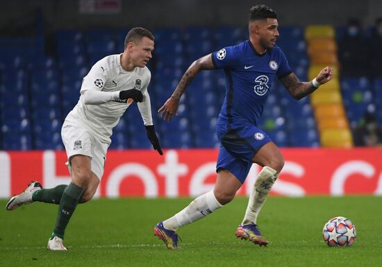 Футбол. Лига чемпионов. Матч "Челси" – "Краснодар"