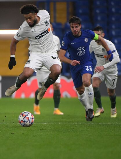 Футбол. Лига чемпионов. Матч "Челси" – "Краснодар"