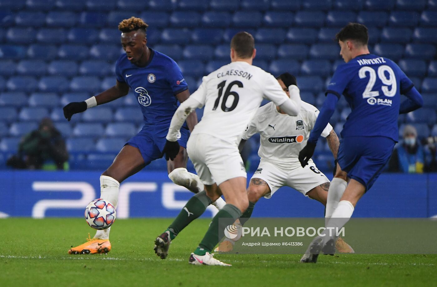 Футбол. Лига чемпионов. Матч "Челси" – "Краснодар"