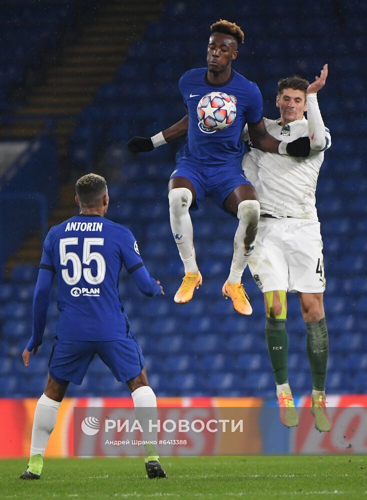 Футбол. Лига чемпионов. Матч "Челси" – "Краснодар"