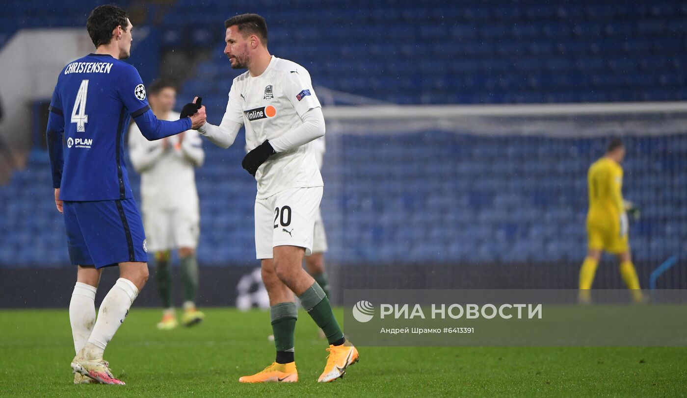 Футбол. Лига чемпионов. Матч "Челси" – "Краснодар"