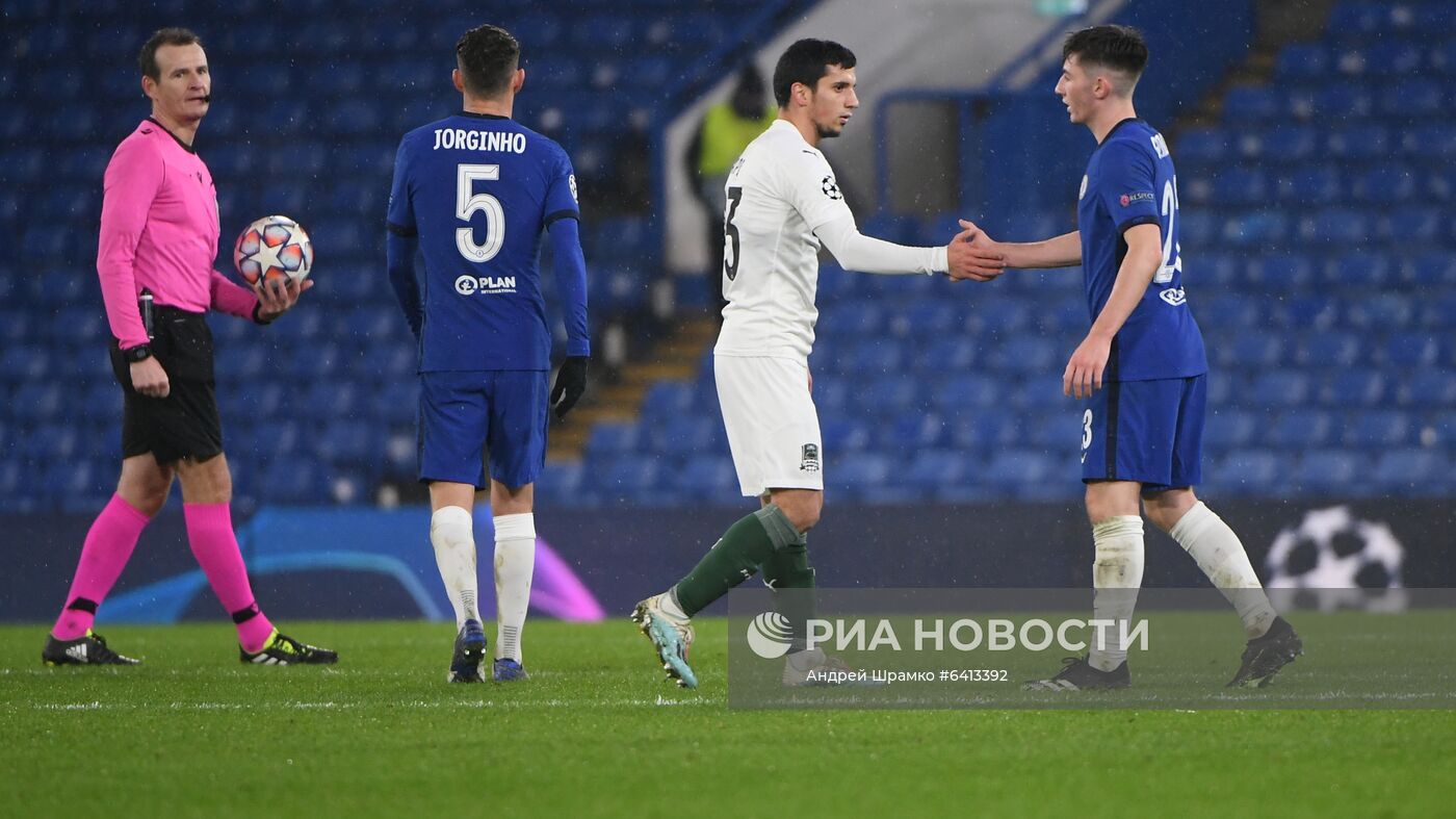 Футбол. Лига чемпионов. Матч "Челси" – "Краснодар"