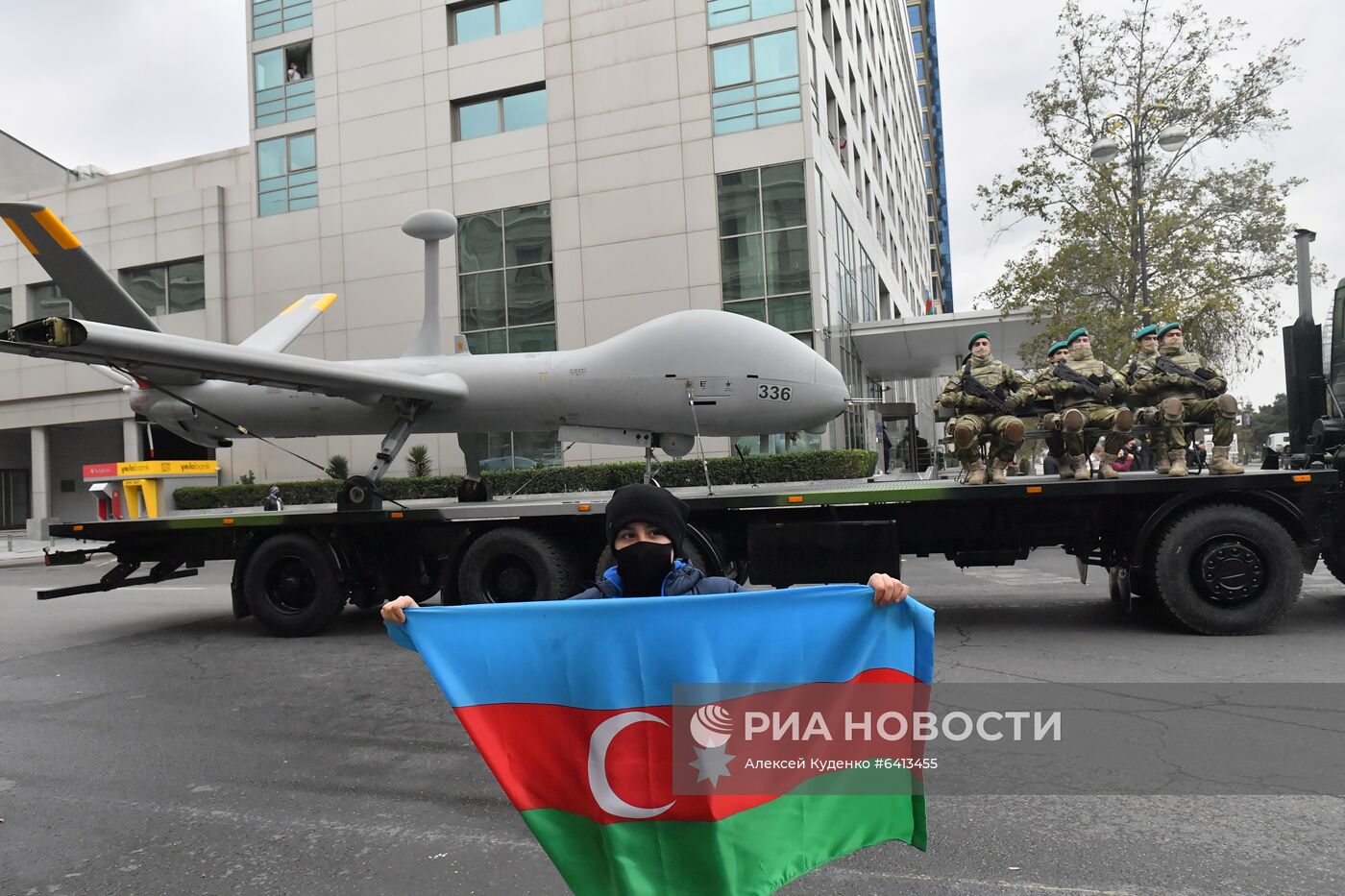 Репетиция военного парада в Баку