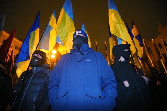 Митинг против коррупции в Киеве