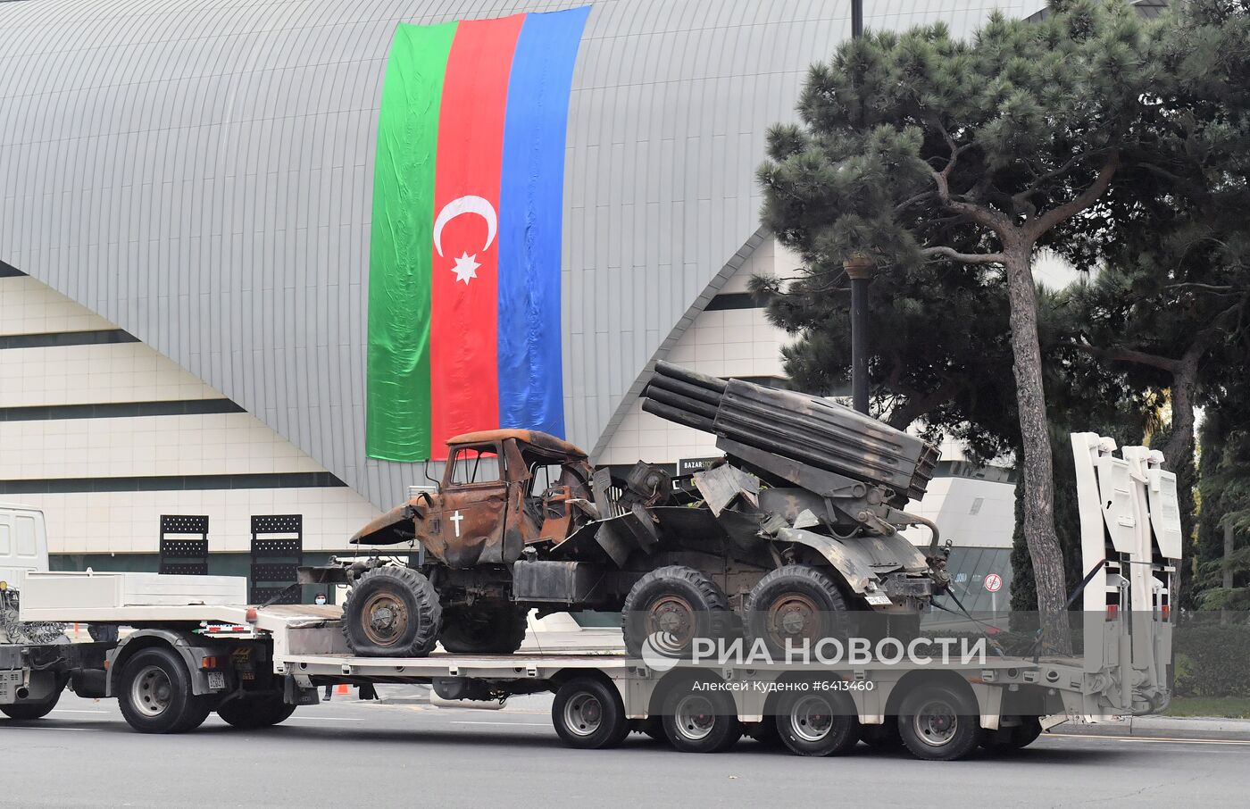 Репетиция военного парада в Баку