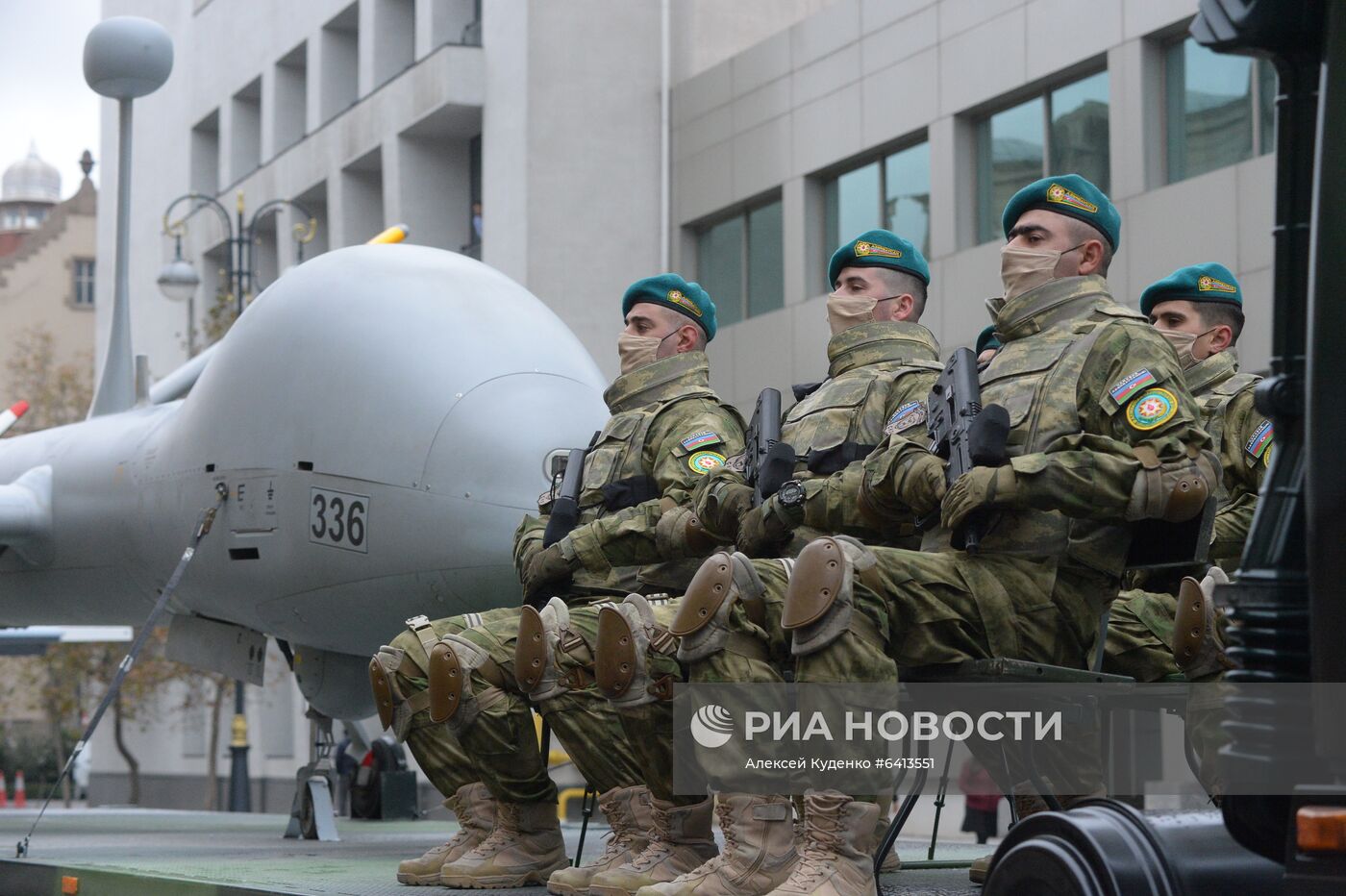 Репетиция военного парада в Баку