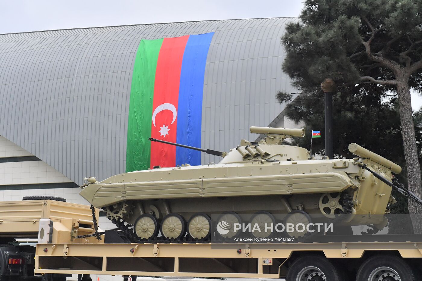 Репетиция военного парада в Баку