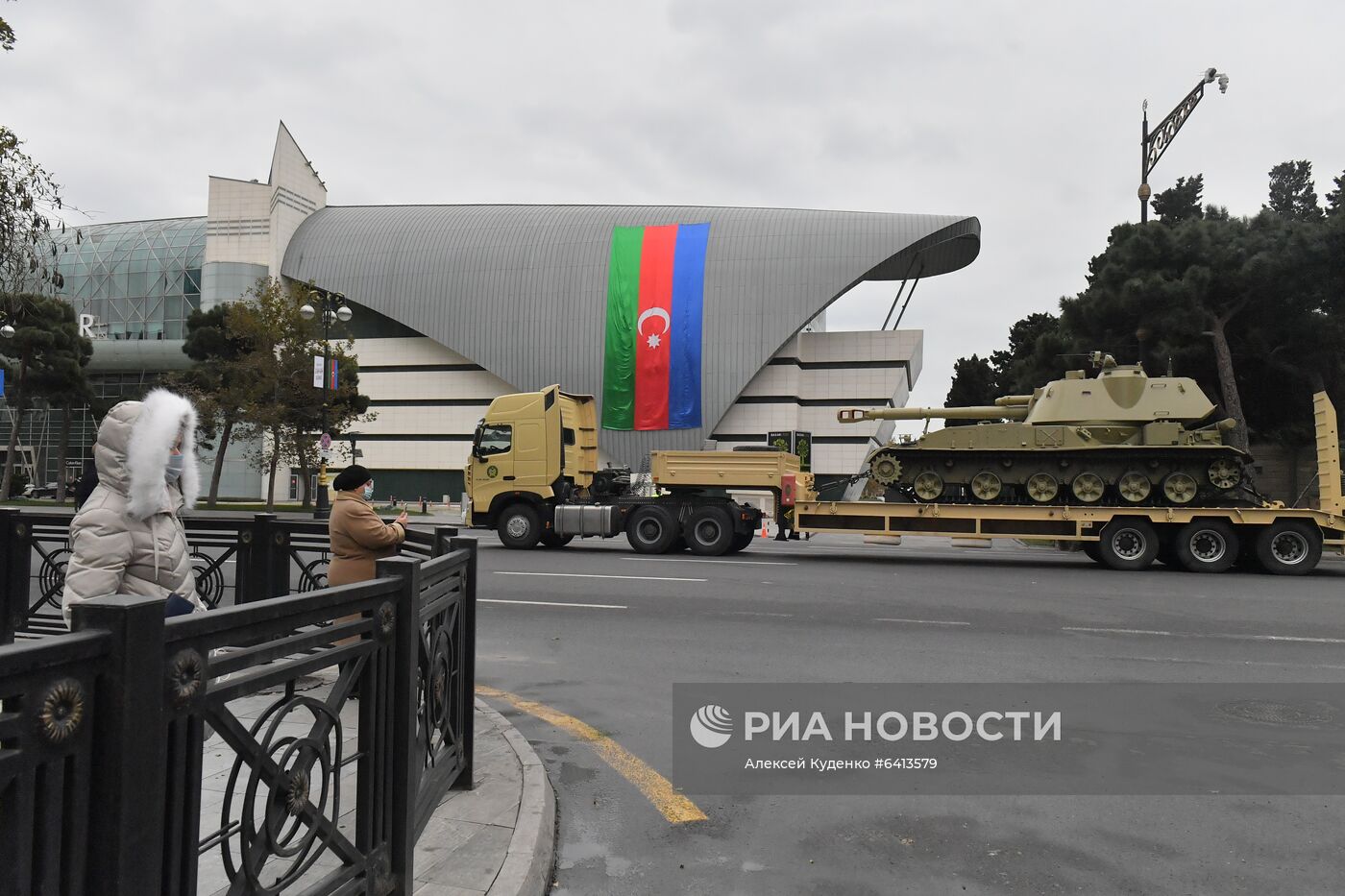 Репетиция военного парада в Баку