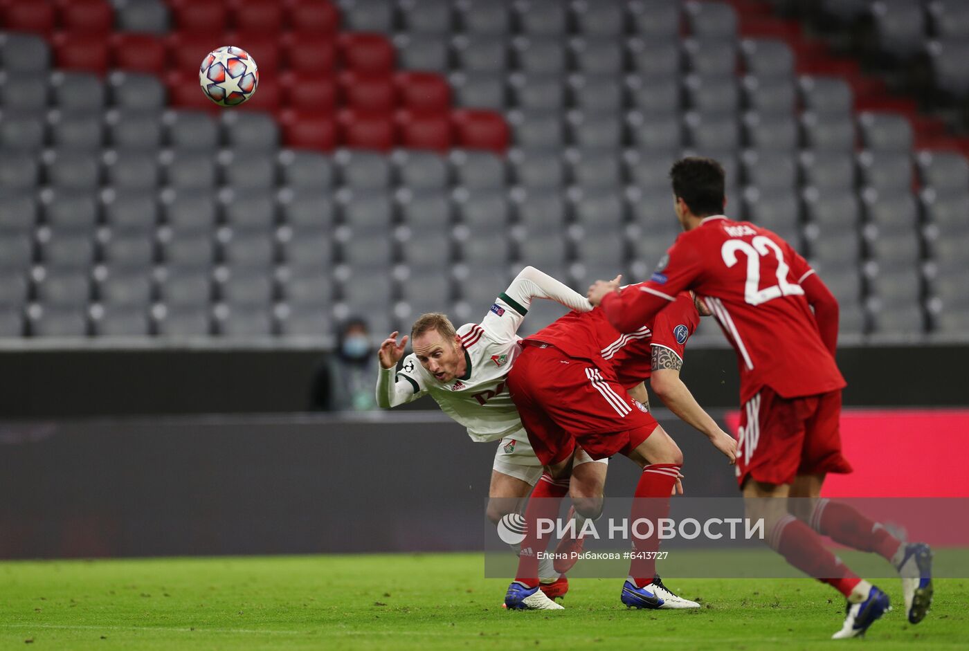 Футбол. Лига чемпионов. Матч "Бавария" – "Локомотив"