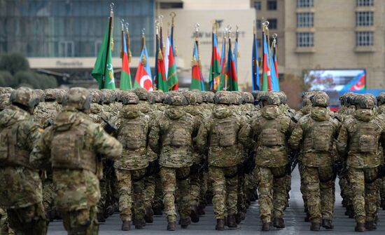 Военный парад в Баку