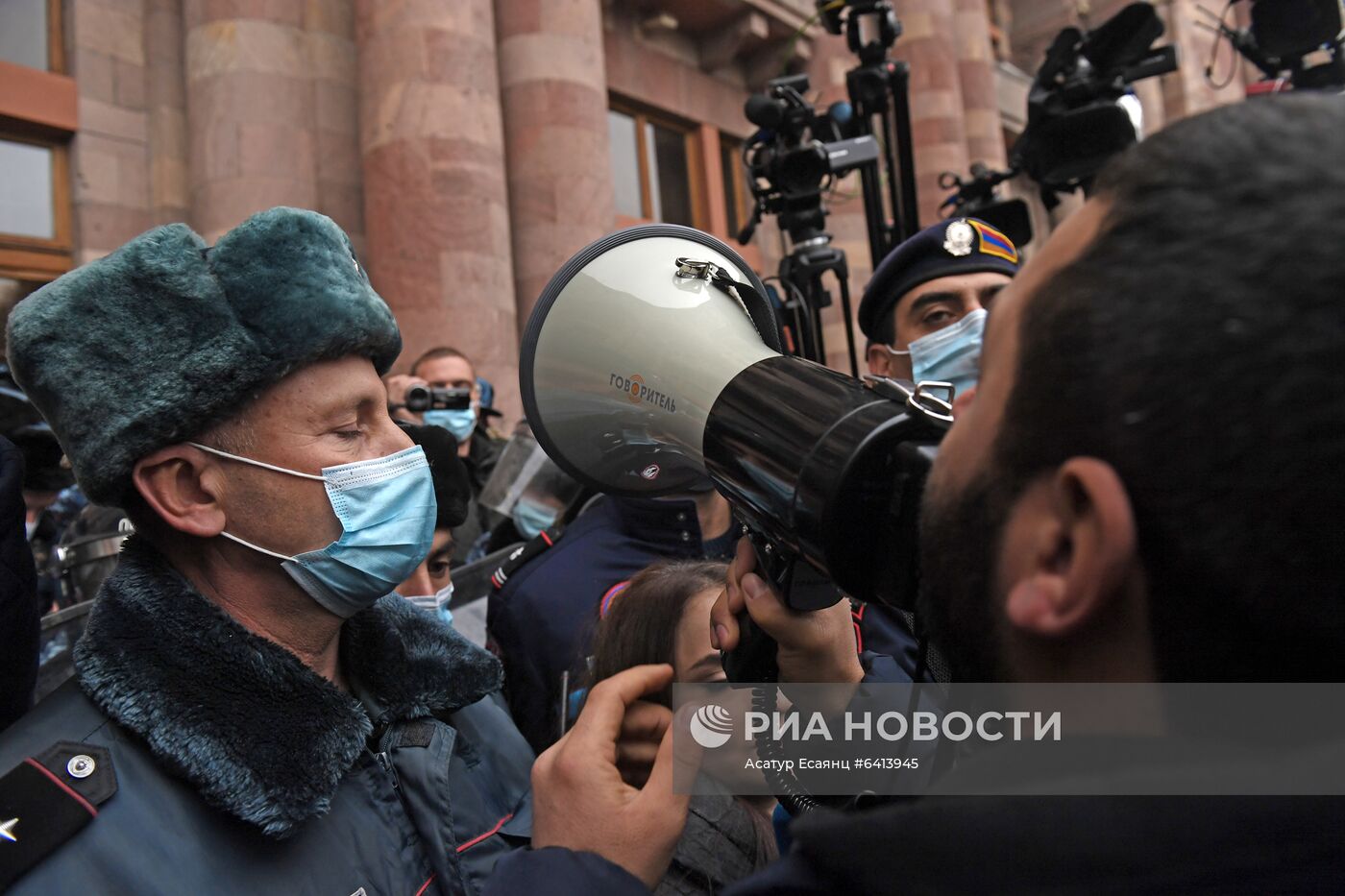 Акция протеста в Ереване