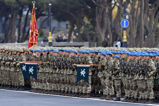 Военный парад в Баку