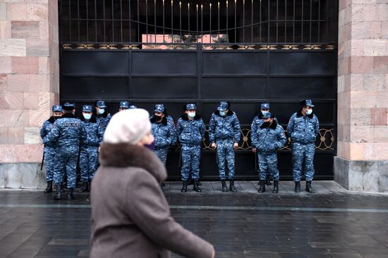 Акция протеста в Ереване