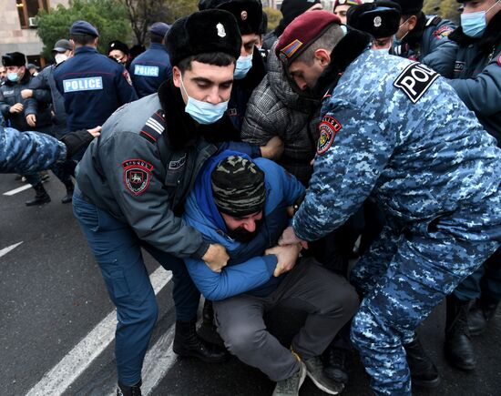 Акция протеста в Ереване