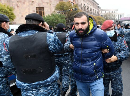 Акция протеста в Ереване