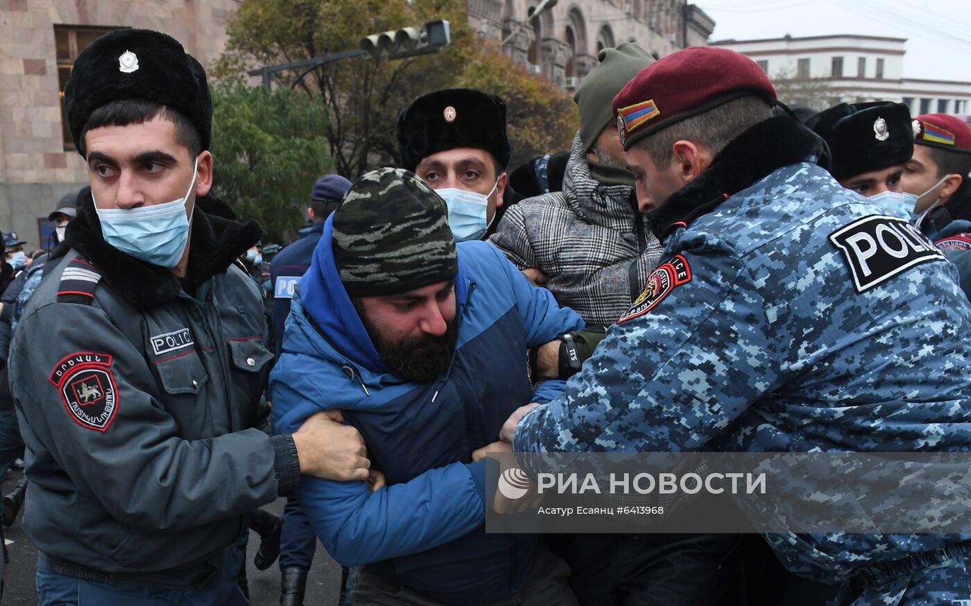 Акция протеста в Ереване