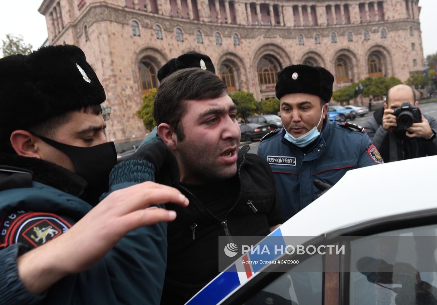 Акция протеста в Ереване