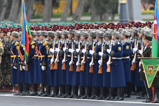 Военный парад в Баку