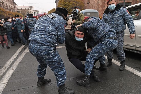 Акция протеста в Ереване