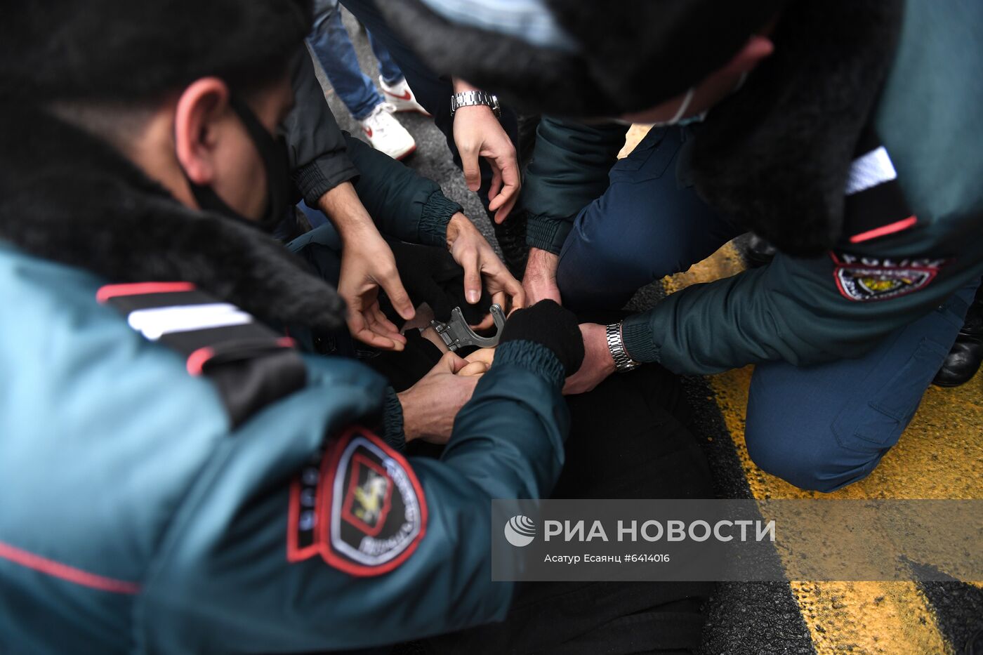 Акция протеста в Ереване