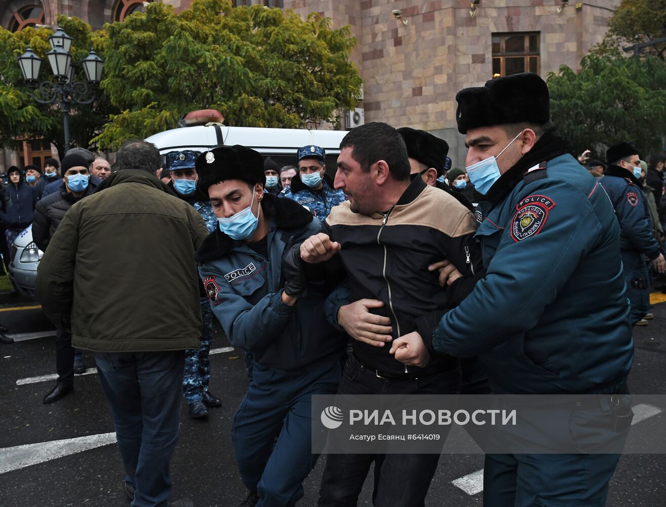 Акция протеста в Ереване