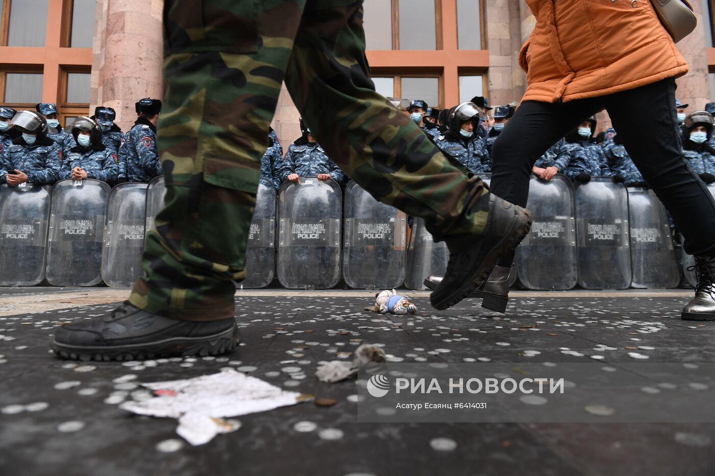 Акция протеста в Ереване