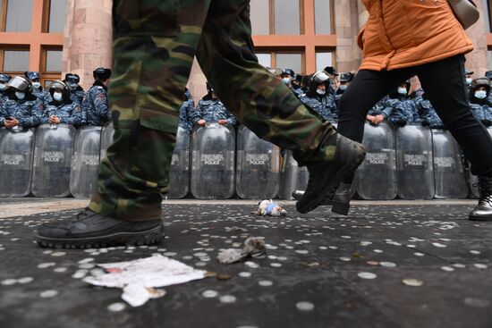 Акция протеста в Ереване