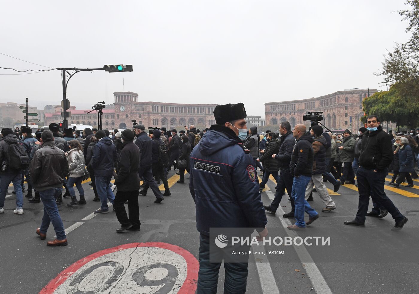 Акция протеста в Ереване