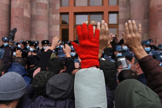 Акция протеста в Ереване