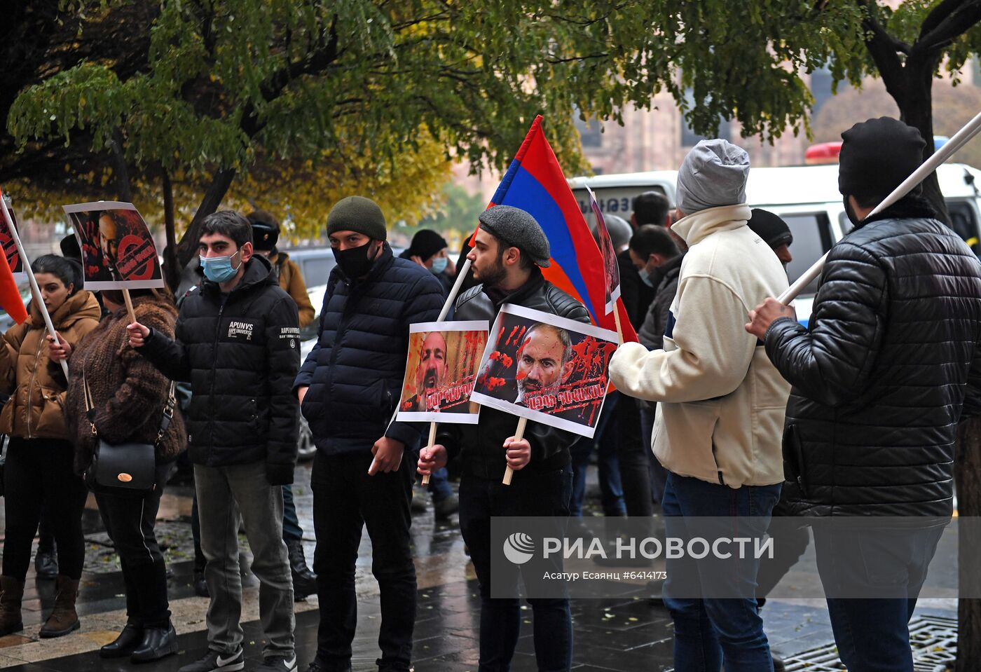 Акция протеста в Ереване