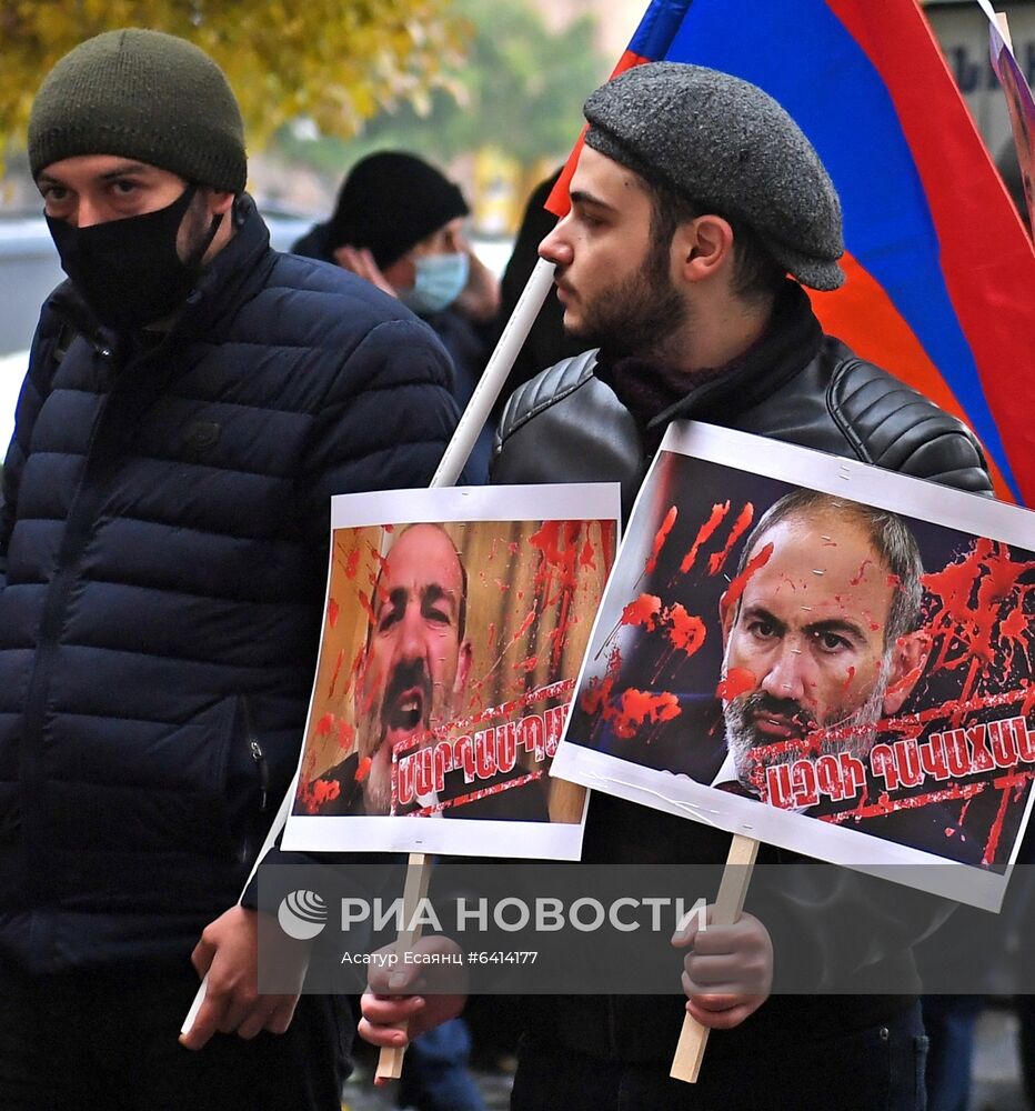 Акция протеста в Ереване