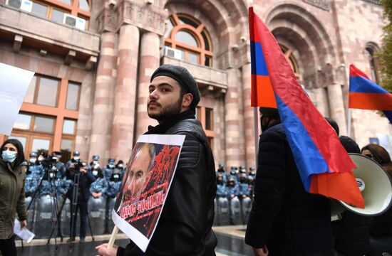 Акция протеста в Ереване
