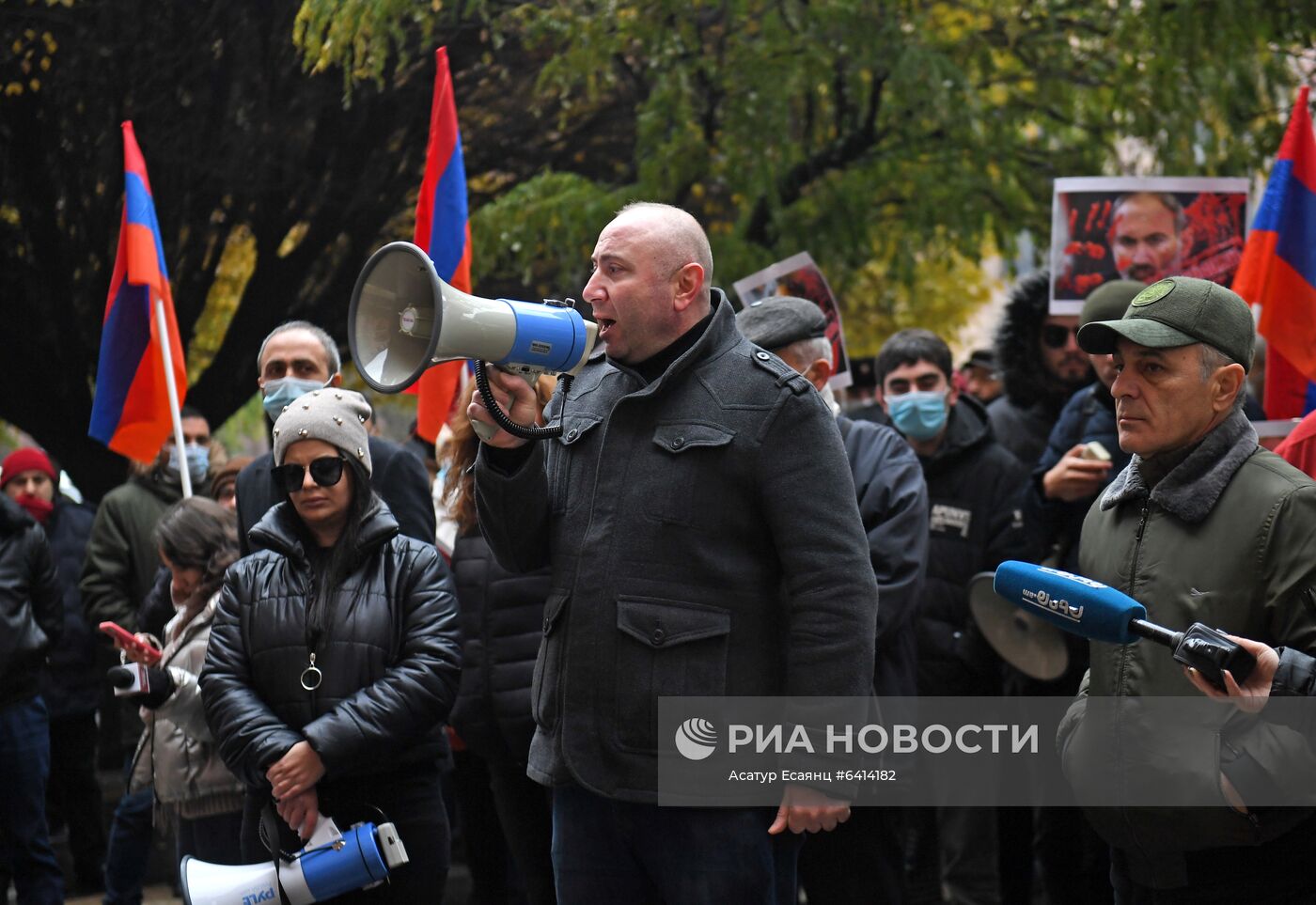 Акция протеста в Ереване