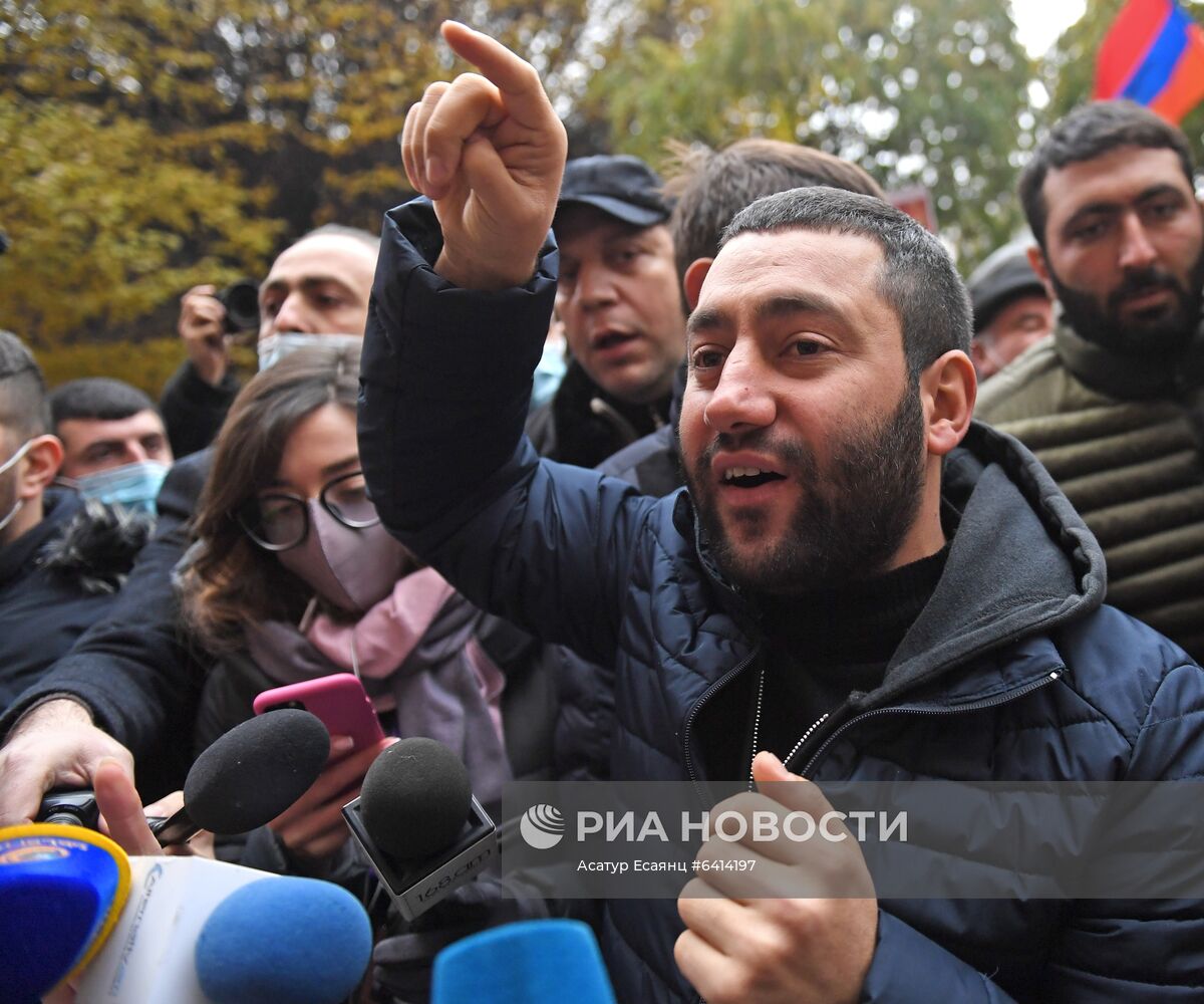 Акция протеста в Ереване