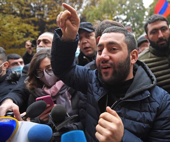 Акция протеста в Ереване
