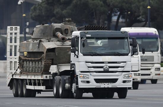 Военный парад в Баку