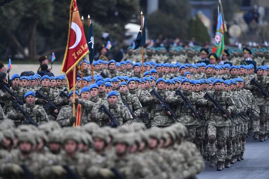 Военный парад в Баку