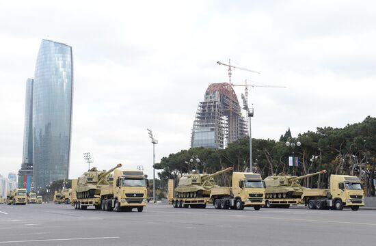 Военный парад в Баку