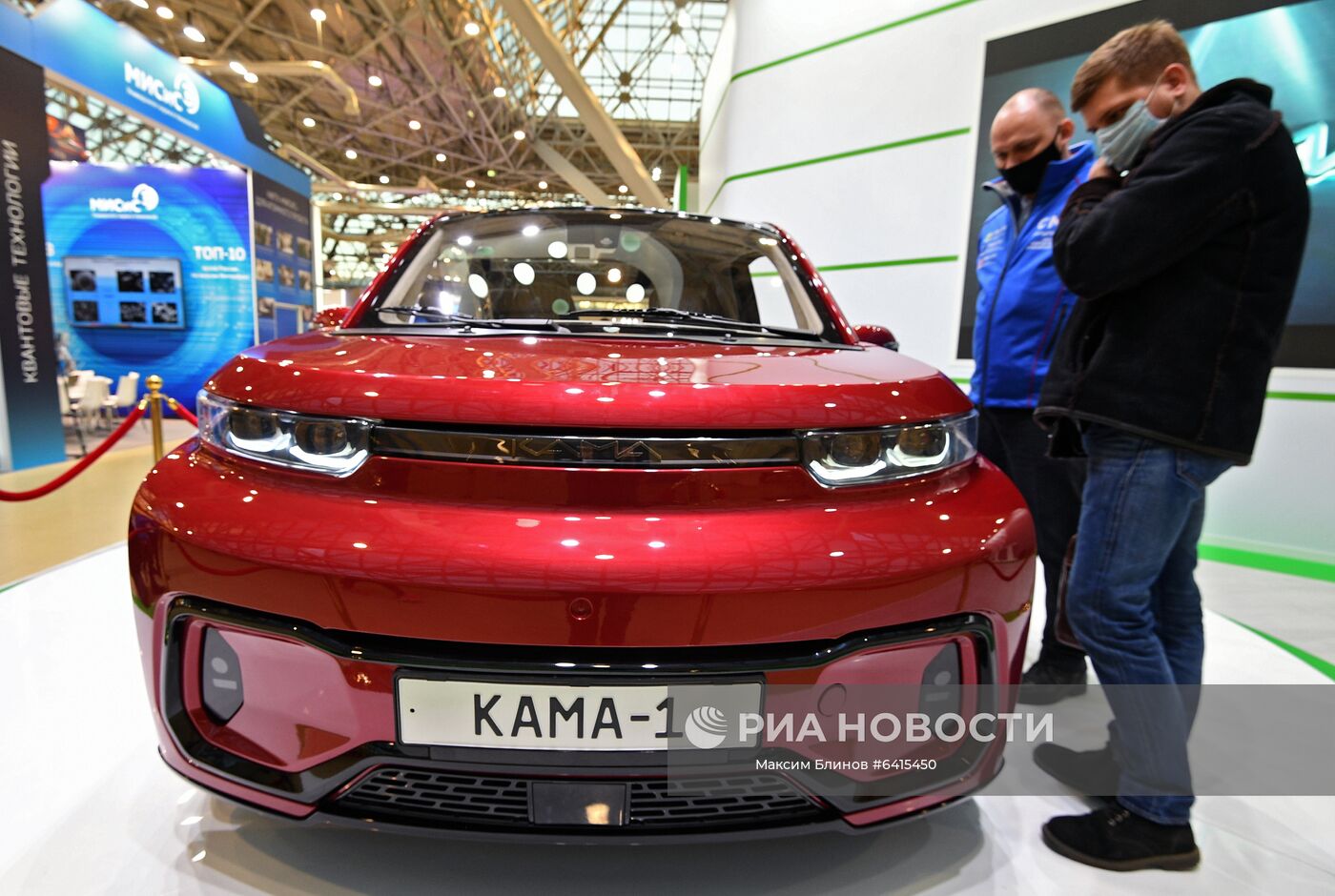 Электромобиль "Кама-1" представлен на выставке ВУЗПРОМЭКСПО 2020 в Москве