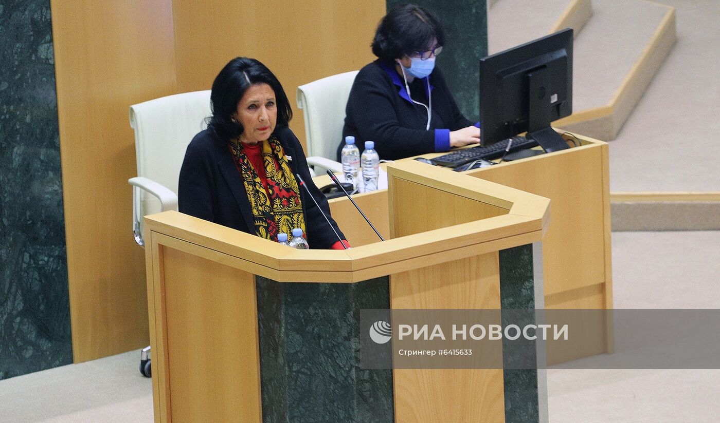 Первое заседание парламента Грузии