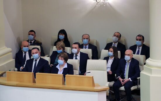 Первое заседание парламента Грузии