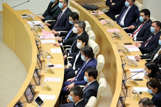Первое заседание парламента Грузии